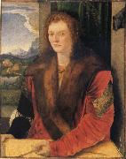 Albrecht Durer Young Man as St.Sebastian USA oil painting artist